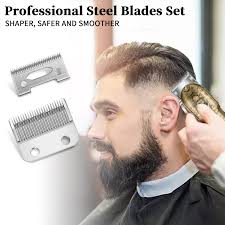 Replacement Hair Clipper Blades Replacement T liner blade T-Blade for T  Outline Trimmer Zero Gapped T Blades Silver Steel Blade : Amazon.sg: Beauty