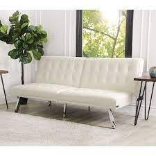 Zipcode Design Elinor Convertible Sofa Upholstery White Futon Sofa Bed Futon Sofa Sofa Bed