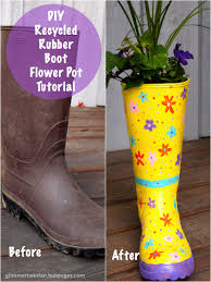 Claire dark gray terrazzo ceramic hanging planter. How To Make A Flower Pot Out Of A Recycled Rubber Boot Feltmagnet