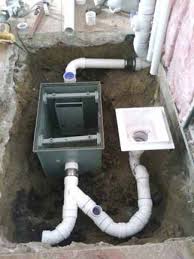 Another Scary Looking In Ground Grease Interceptor Install Lego On Steroids Plumbing Installation Bathtub Plumbing Plumbing