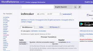 Aprende Cualquier Palabra O Expresion En Ingles Con Este Diccionario Gratuito De Wordreference Diccionario Aprender Ingles Ingles
