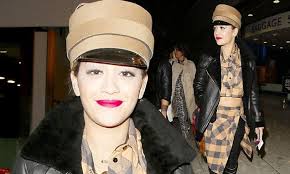 Rita Ora wears 1930s headgear after Radio 1's Big Weekend