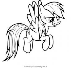 Foster the literacy skills in your child with these free, printable coloring pages that can be easily assembled into a book. Get This Children S Printable Rainbow Dash Coloring Pages 15814