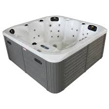 Saltwater hot tubs are suitable for homeowners looking for a gentle hot tub experience and a better understanding of saltwater hot tubs. Sol 72 Outdoor Abramson 6 Person 54 Jet Acrylic Square Hot Tub In Gray Wayfair