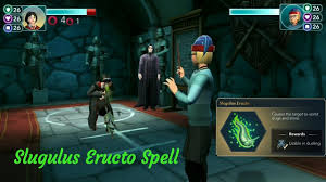 Slugulus Eructo Spell Harry Potter Hogwarts Mystery Youtube
