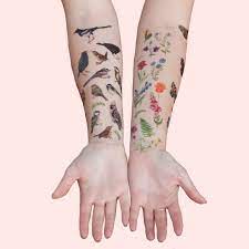 Tatuajes Temporales De Flores Silvestres Conjunto De Etsy Mexico