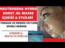 Denizanasini Yuzune Yerlestirmek Neutrogena Hydro Boost Nemlendirici Maske Mukemmel Youtube