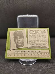 1971 METS LEN SINGLETON #16 VINTAGE -- FREE SHIPPING!!!