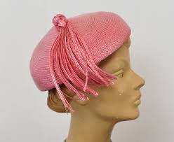 1960s Frank Olive Pink Straw Tassel Hat — Canned Ham Vintage