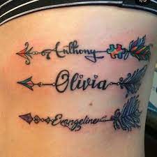 20 Arrow Tattoos That Are Creative Meaningful Cafemom Arrow Tattoos For Women Small Arrow Tattoos Tattoos With Kids Names