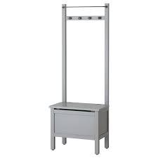 Hemnes Storage Bench W Towel Rail 4 Hooks Gray 251 4x145 8x681 8 Ikea Hemnes Storage Bench Ikea