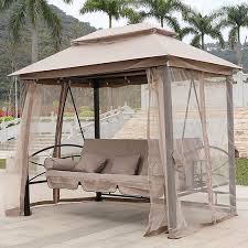 Replacement canopy suitable for wooden swing in black or green 240 x 110cm. Patio Swing Gazebo Off 53