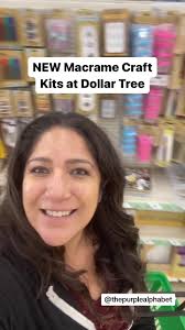 Dollar Tree has some new macrame craft kits. the kits have everything you  need to complete one project. #DollarTreeMacrameKits #MacrameCrafts  #DIYMacrame #BudgetCraftKits #DollarTreeFinds ...