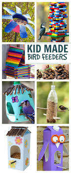 Bird Feeder Crafts For Kids Kid Made Bird Feeders Craft Activities Bird Feeder Craft Camping Crafts