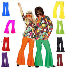 70er 80er Jahre Schlaghose Damen Herren Hose Kostum Flowerpower Hippie Hippy Ebay Schlaghose Damen Hippie Kostum Herren Hippie Kostum Damen