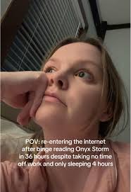 Like what do I do now? I’m so tired but I might start it over idk  #onyxstorm #booktok