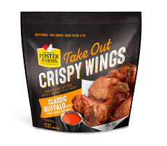 It is pretty convenient that they are all bagged up together. Classic Buffalo Take Out Crispy Wings Products Foster Farms