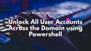 Unlock all ad users with powershell. Unlock All User Accounts Across The Domain Using Powershell Youtube