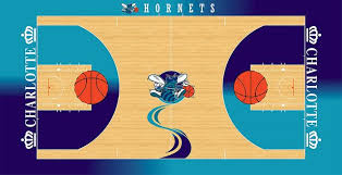 I thought that if the court said charlotte hornets on the perimeter it wouldn't be necessary to have it in the center of the court too, but i think you're probably right. Pin On Sports Logos