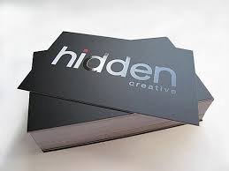 Because of the sophistication of the texture and the thickness of the material, suede cards can be easily considered luxury business cards. Hidden Creative S Textured Business Card