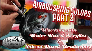Airbrushing Tips For Beginners 6 5 Adding Colors And Mixing Paint Types Instructional Video Part 2