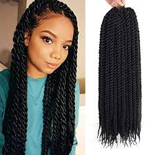 Dingxiu 6 Packs 22 Inch Havana Mambo Twist Crochet Hair Braids Senegalese Twist Croc Crochet Hair Styles Senegalese Twist Hairstyles Crochet Twist Hairstyles