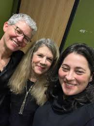Backstage with Dar Williams and Elana Arian in Philly after our 4-day run.  I cannot say enough about how amazing these two women are! Dar was  incredibly gracious, hosting me as her