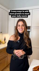 3 Easy Ways to Add More Protein to Meet Your Daily Needs from a Registered  Dietitian ⬇️, 1️⃣ Double up