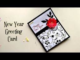 After you learn how to make greeting cards, you can express your heartfelt sentiments with style. New Year Greeting Card Beautiful Handmade Card Make Card At Home Youtube