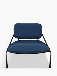 Deck out your patio with a charming set of metal garden chairs. John Lewis Partners Slipper Lounge Chair Black Metal Frame Blue Velvet At John Lewis Partners Black Metal Chairs Black Metal Frame Black Metal