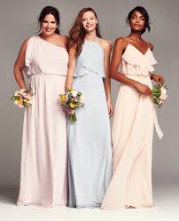 Nouvelle Amsale Chiffon Bridesmaids Dresses Mix And Match Styles And Hues To Create The P Amsale Bridesmaid Dresses Amsale Bridesmaid Perfect Bridesmaid Dress