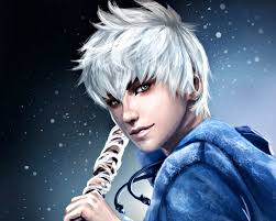Jack Frost, art, fantasy, guy, pixie tenshi, man, white, blue, HD wallpaper 