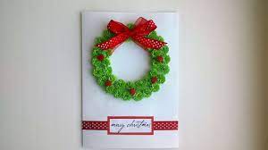 Making unique, personalized christmas cards is not as hard as you might think, though. How To Make A Beautiful Christmas Card With A Wreath Diy Crafts Tutorial Guidecentral Youtube