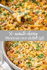 30 Minute Cheesy Mexican Rice Casserole Is An Easy Mexican Chicken Rice Casserole That S Topp Cheesy Mexican Rice Mexican Chicken And Rice Mexican Rice Recipes