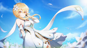 Lumine sticker prepare to be blown away! Anime Pop Heart ã‚¸ãƒ¤ æ—…äºº Lumine Genshin Impact