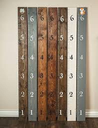 personalized growth chart wood growth chart wall ruler