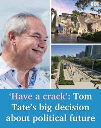 Tom Tate has revealed his political future and his position