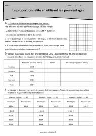 Utiliser Les Pourcentages Proportionnalite Cm2 Exercices A Imprimer Proportionnalite Cm2 Exercice Cm2 Proportionnalite