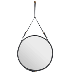 Spiegel Adnet Circulaire Gubi Der Adnet Spiegel Ist Beispielhaft Fur Art Deco Design Rahmen Und Aufhangung Des Runden Spiegel Schoner Wohnen Standspiegel