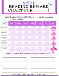 free april reading reward chart free homeschool deals