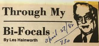 Thank you for inviting me to share my columns