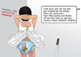 At its most basic, petticoat discipline involves dressing boys and men in girlish or baby girl's clothes. Diaper Discipline Spanking Art