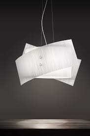 Lampadario Moderno Vetro Rigato Design Per Soggiorno 648170