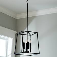 This large light fixture is inspired from a traditional lantern shape. Harrington Lantern Style Chandelier Small Shades Of Light