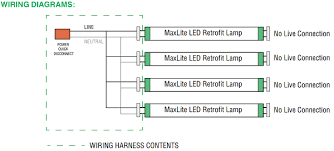 Jeep grand cherokee tie rod diagram. Maxlite G13kit3 1409028 Three 3 Socket T8 Wiring Harness Non Shunted G13 Lampholder For Led T8 Single End Powered Ballast Bypass Lamps Fluorescent To Led Retrofit Accessories At Green Electrical Supply