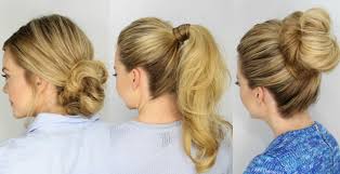 Color your hair with insane colors and rock. 3 Easy 5 Minute Hairstyles Youtube