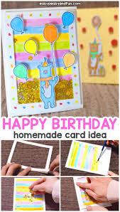 Switch things up by making cuts in the. How To Make A Birthday Shaker Card Homemade Birthday Card Easy Peasy And Fun