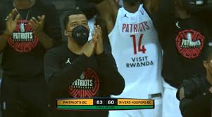 Uyu muhanzi ufite igihembo cya grammy yakinnye iminota 45 mu mikino itatu mu itsinda a, aho patriots yatsinze imikino ibiri igatsindwa umwe. Patriots Bbc Ihagarariye U Rwanda Yatsinze Rivers Hoopers Mu Mikino Ifungura Bal