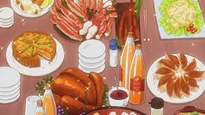 Nekopara Extra Ova Thanksgiving Dinner For Two Thanksgiving Dinner Recipes Thanksgiving Dinner Table