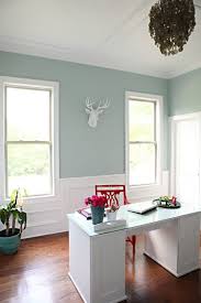 Sea Salt Vs Palladian Blue Choose Paint Colors Without Regrets Office Paint Colors Palladian Blue Home Office Decor